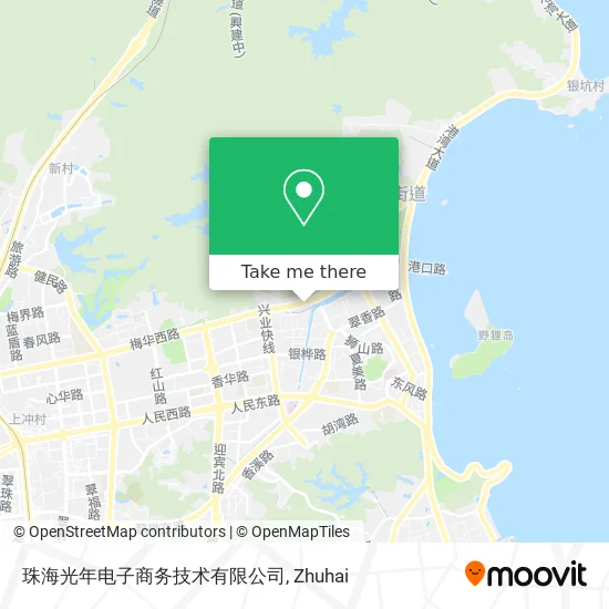 珠海光年电子商务技术有限公司 map