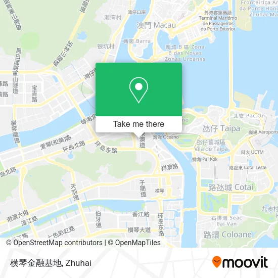 横琴金融基地 map