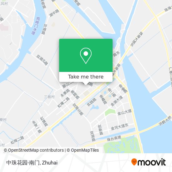 中珠花园-南门 map