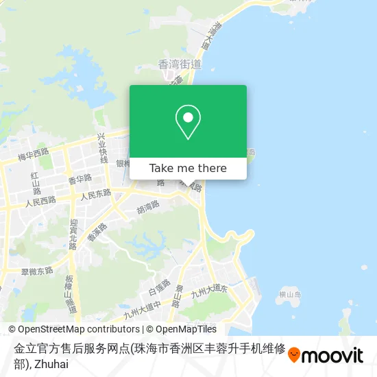 金立官方售后服务网点(珠海市香洲区丰蓉升手机维修部) map