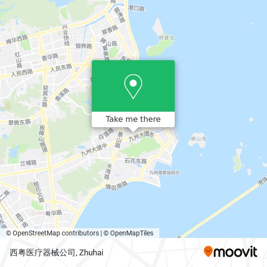 西粤医疗器械公司 map