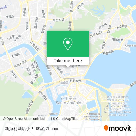 新海利酒店-乒乓球室 map