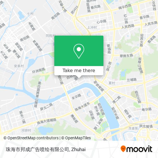 珠海市邦成广告喷绘有限公司 map