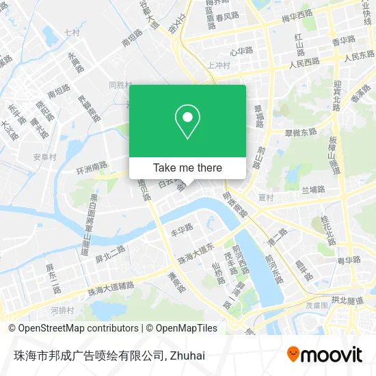 珠海市邦成广告喷绘有限公司 map
