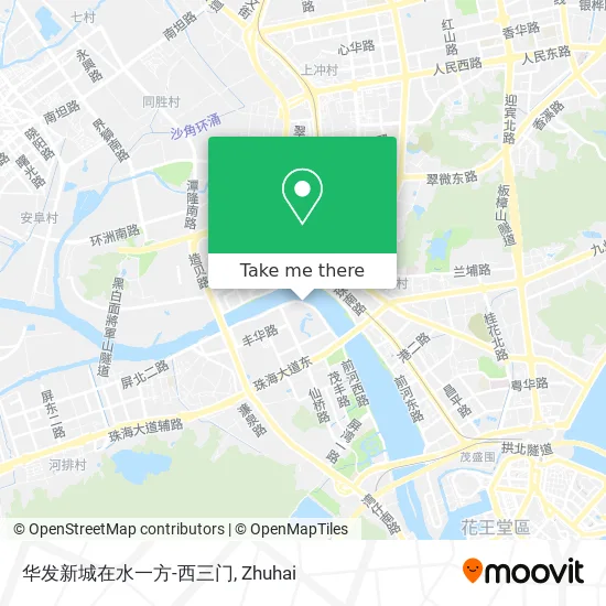 华发新城在水一方-西三门 map