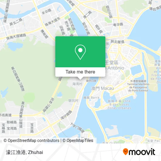 濠江渔港 map