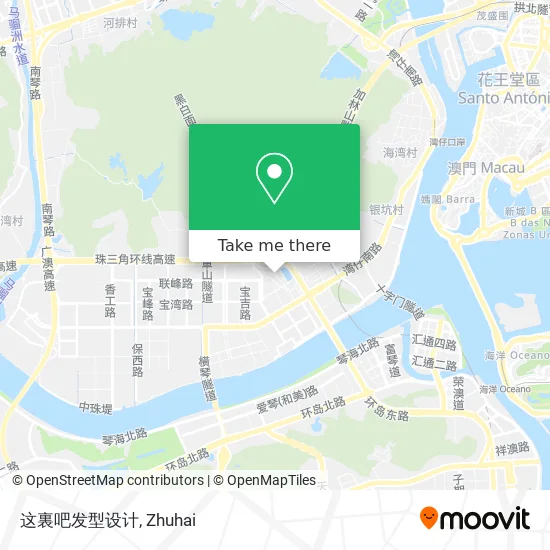 这裏吧发型设计 map