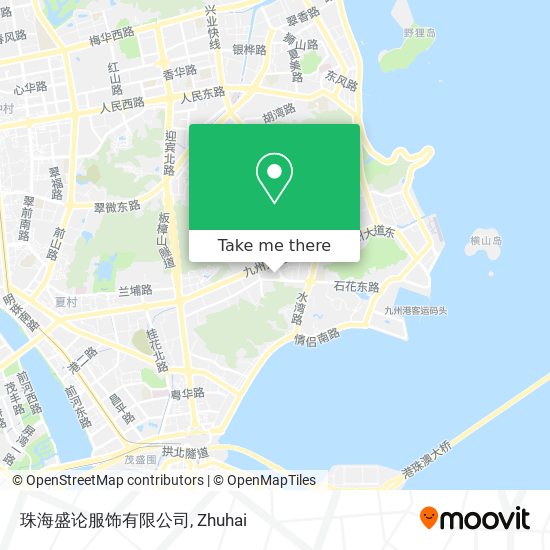 珠海盛论服饰有限公司 map