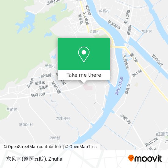 东风南(遵医五院) map