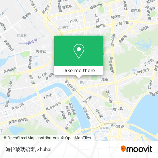 海怡玻璃铝窗 map