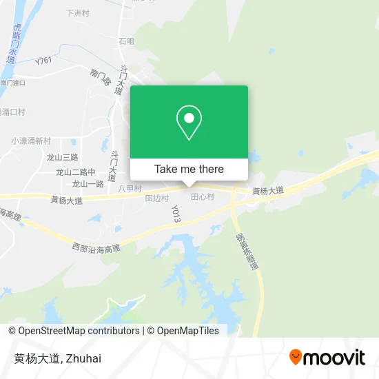 黄杨大道 map
