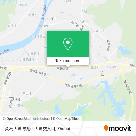 黄杨大道与龙山大道交叉口 map