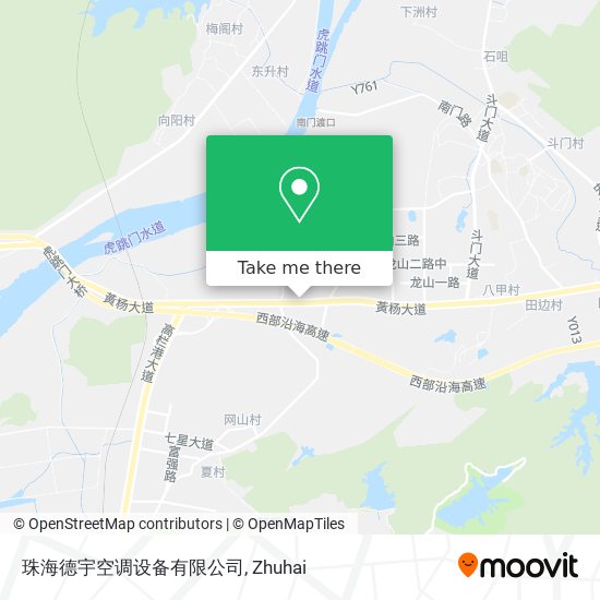 珠海德宇空调设备有限公司 map
