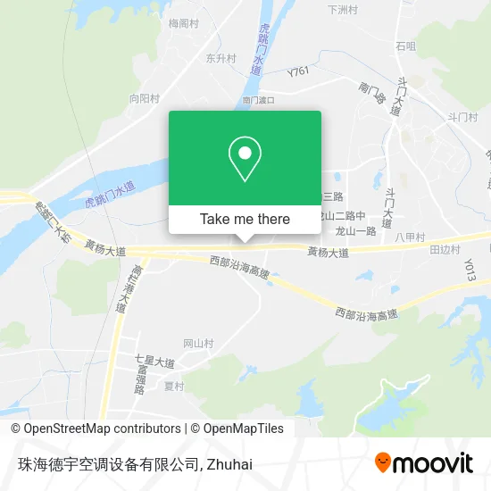 珠海德宇空调设备有限公司 map