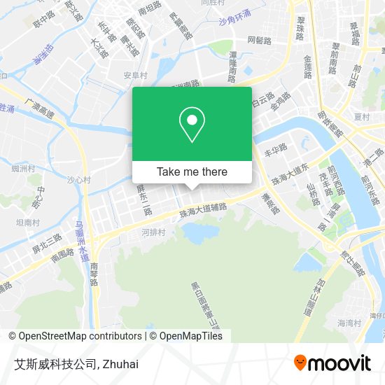 艾斯威科技公司 map