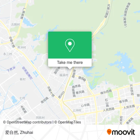 爱自然 map