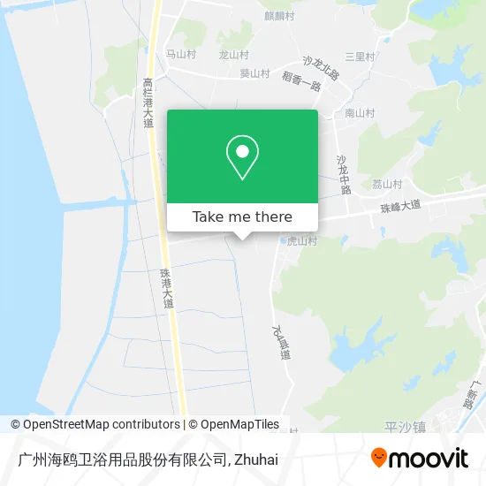 广州海鸥卫浴用品股份有限公司 map