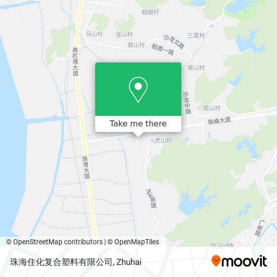 珠海住化复合塑料有限公司 map