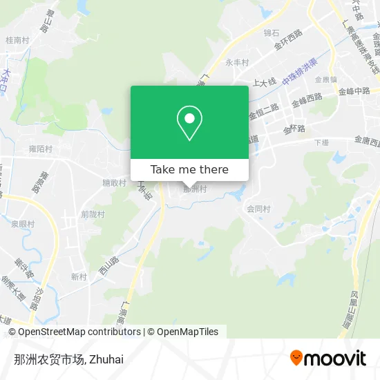 那洲农贸市场 map