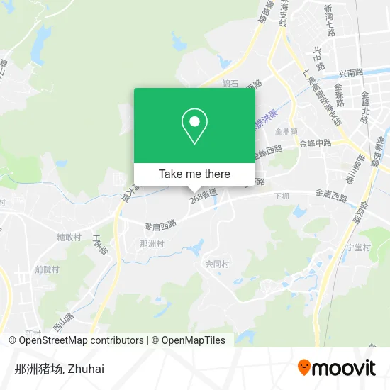 那洲猪场 map
