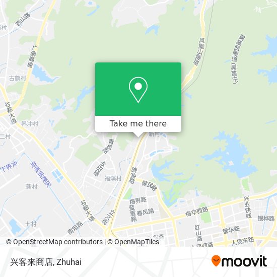 兴客来商店 map