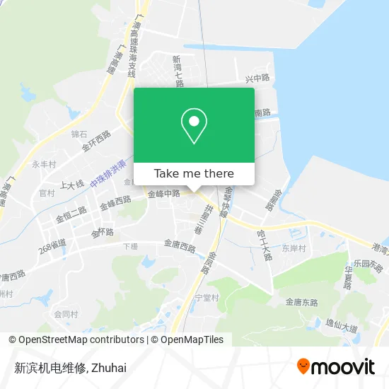 新滨机电维修 map