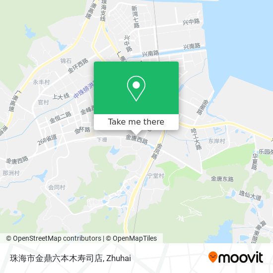 珠海市金鼎六本木寿司店 map