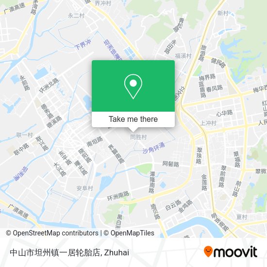 中山市坦州镇一居轮胎店 map
