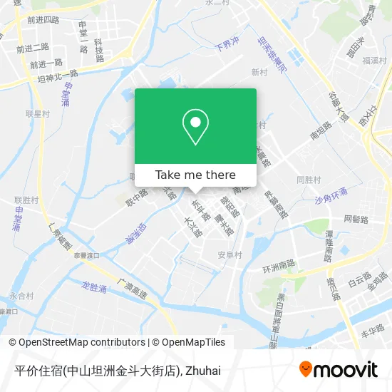 平价住宿(中山坦洲金斗大街店) map