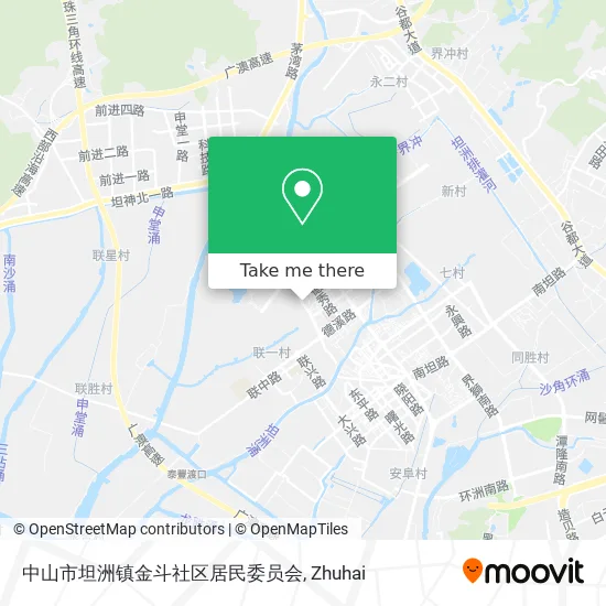 中山市坦洲镇金斗社区居民委员会 map