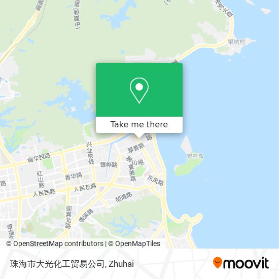 珠海市大光化工贸易公司 map