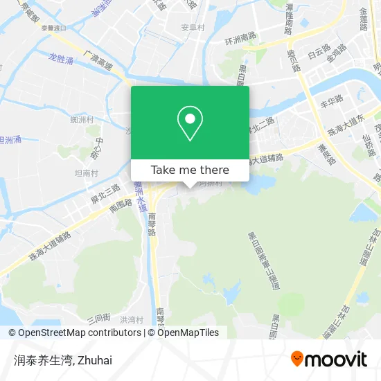 润泰养生湾 map
