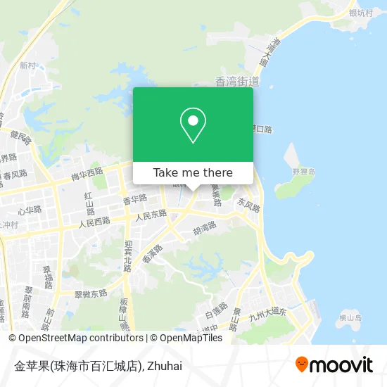 金苹果(珠海市百汇城店) map