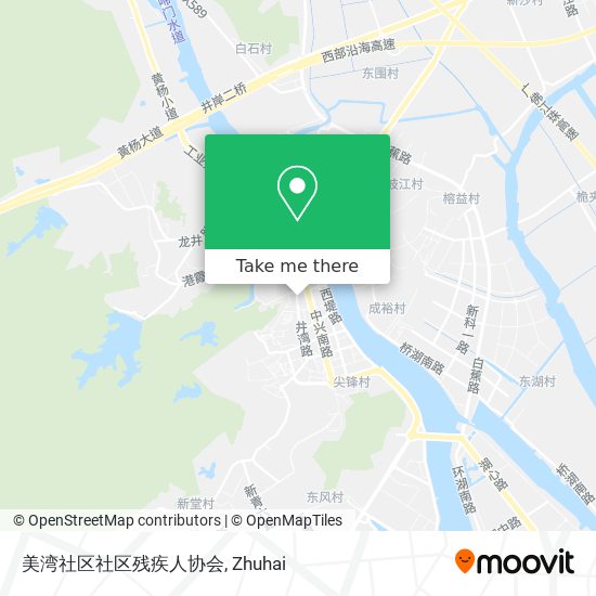 美湾社区社区残疾人协会 map