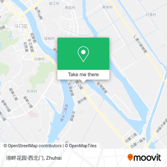 湖畔花园-西北门 map