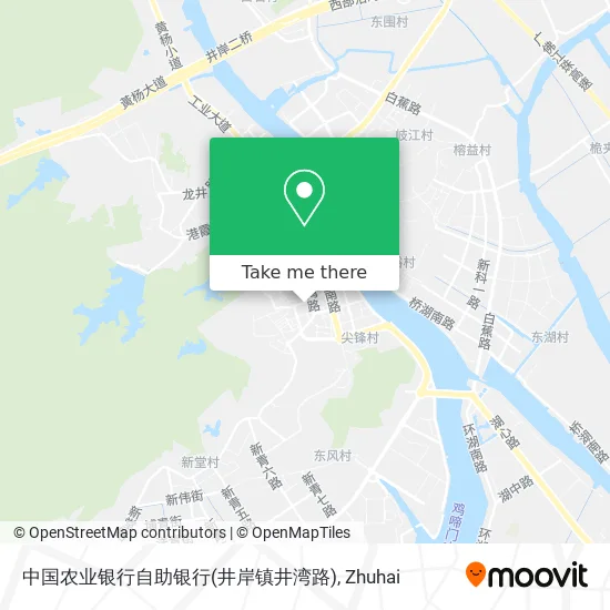 中国农业银行自助银行(井岸镇井湾路) map