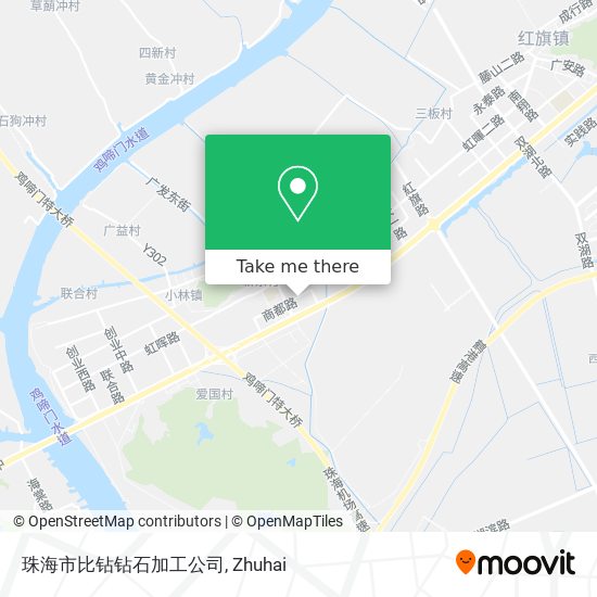 珠海市比钻钻石加工公司 map