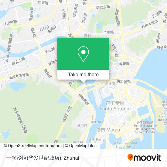 一派沙拉(华发世纪城店) map