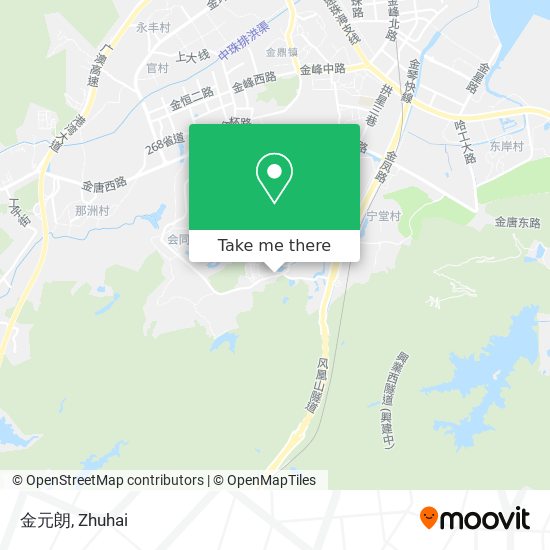 金元朗 map