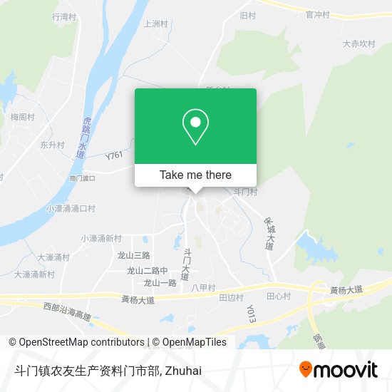 斗门镇农友生产资料门市部 map