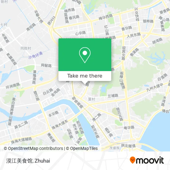 漠江美食馆 map