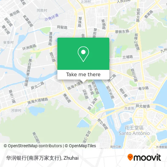 华润银行(南屏万家支行) map