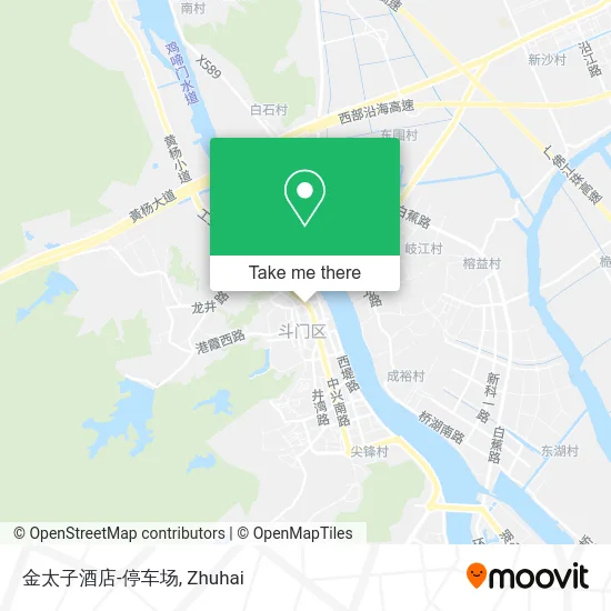 金太子酒店-停车场 map
