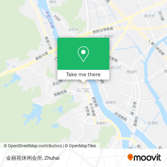 金丽苑休闲会所 map