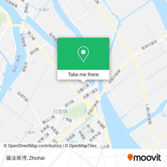 藤业翠湾 map