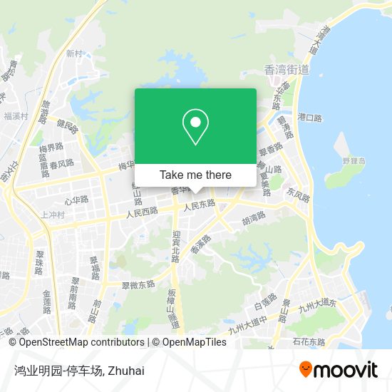 鸿业明园-停车场 map