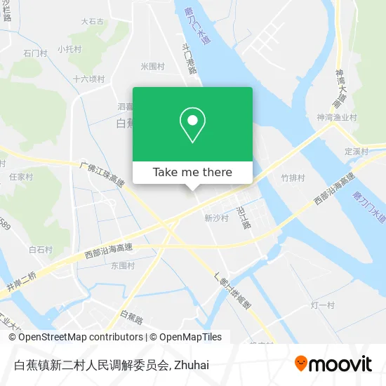 白蕉镇新二村人民调解委员会 map