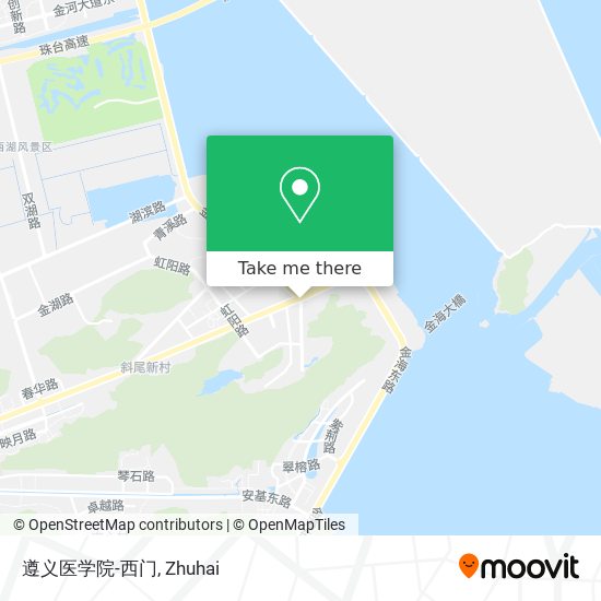 遵义医学院-西门 map