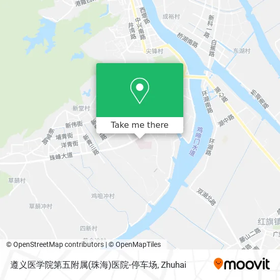 遵义医学院第五附属(珠海)医院-停车场 map