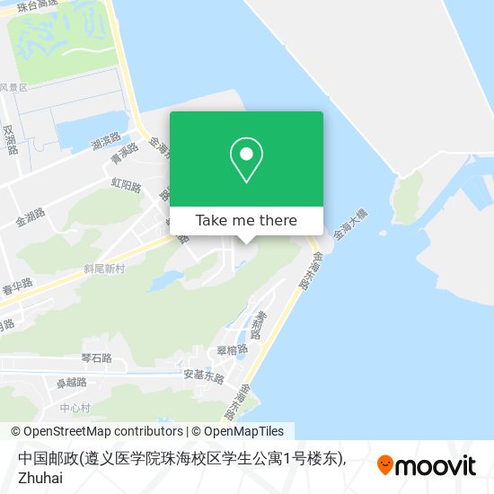 中国邮政(遵义医学院珠海校区学生公寓1号楼东) map
